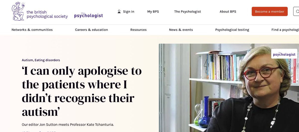 PookyH's tweet photo. 🙏@BPSOfficial highlighting the tremendous work of @KateTchanturia exploring the links between autism and eating disorders 

https://t.co/8RxNztDmm8

Proud to have played a small part. I have a LOT more to say on this... (and a lot to explore and learn) https://t.co/b8AkIivsrx