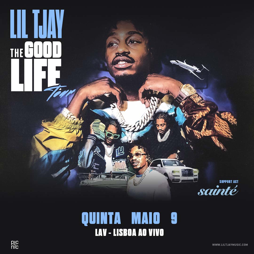 Lil Tjay performing at a concert in 2025