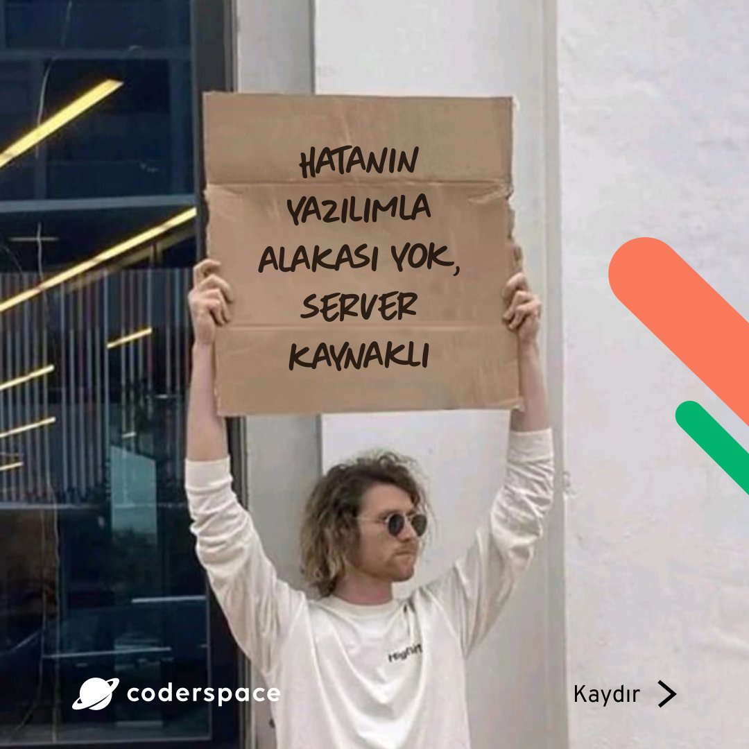 coderspace_io's tweet image. Yoruma yazılımcıların kullandığı kalıp cümleleri bırakabilirsin. 🤝💻

#Coderspace #kariyer #yazılım #programlama