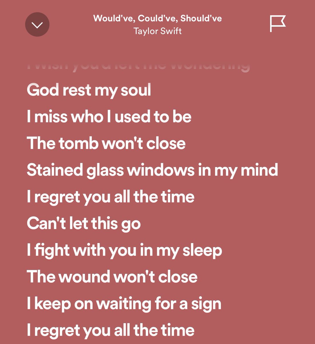 And I’m damn sure never would’ve dance with the devil