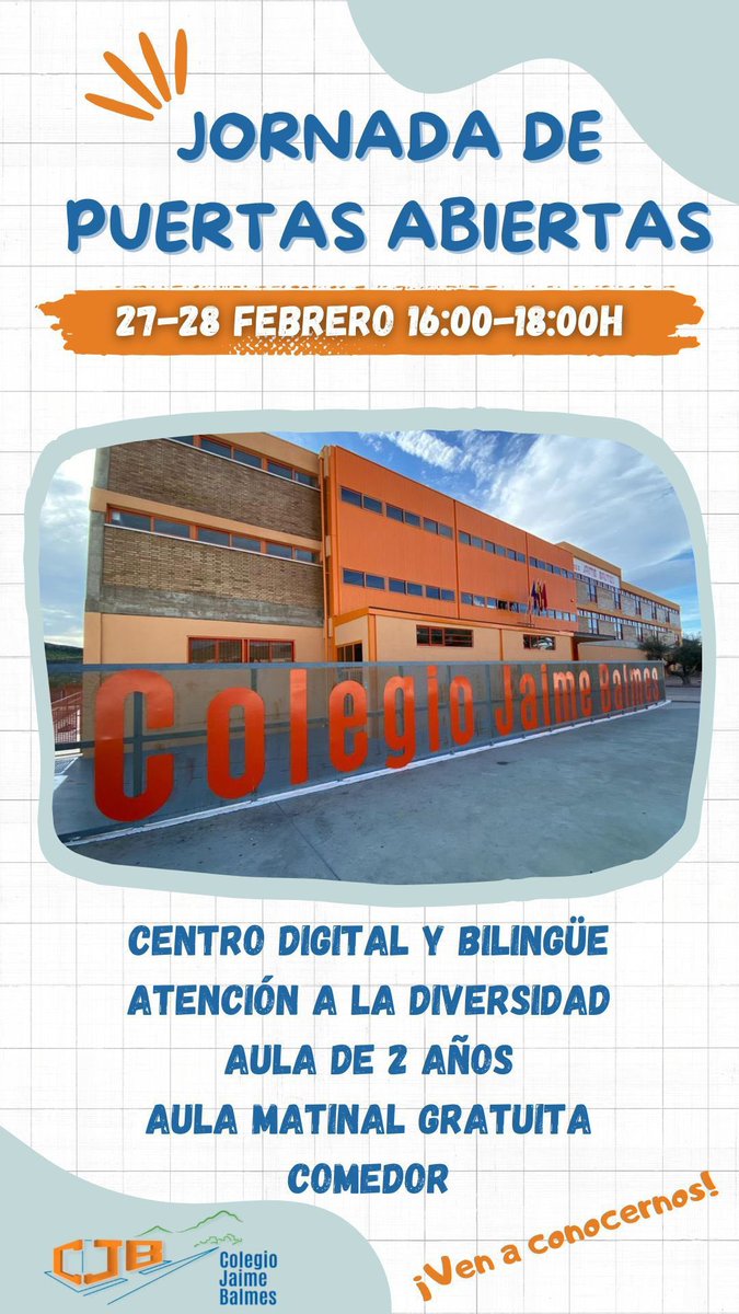 Jornada de puertas abiertas.