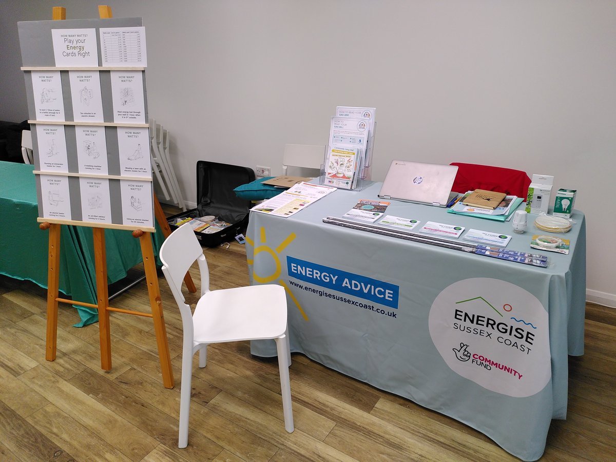 The #Eastbourne #EnergyChampions advice desk is now live at the Gather community space in the Beacon shopping centre today. Open from 10am to 4 pm. Want to know where to go to keep your home warm? Ask us! #EastbourneMakesTomorrow
