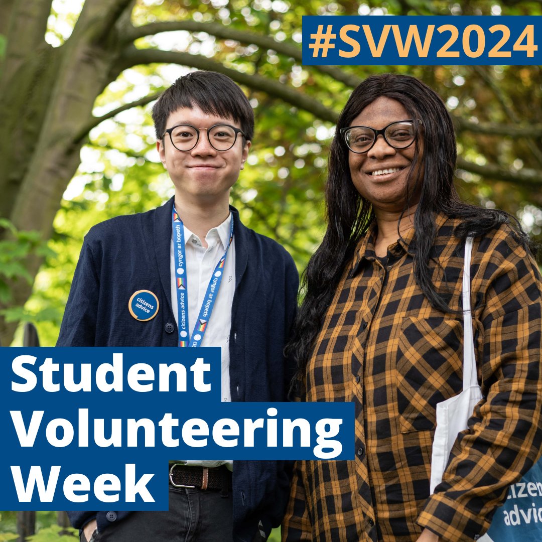 ✨ It’s Student Volunteering Week! 

We’re celebrating our wonderful student volunteers for their invaluable dedication and hard work in helping people across England and Wales.

We’re so proud of you 🥳 #SVW2024