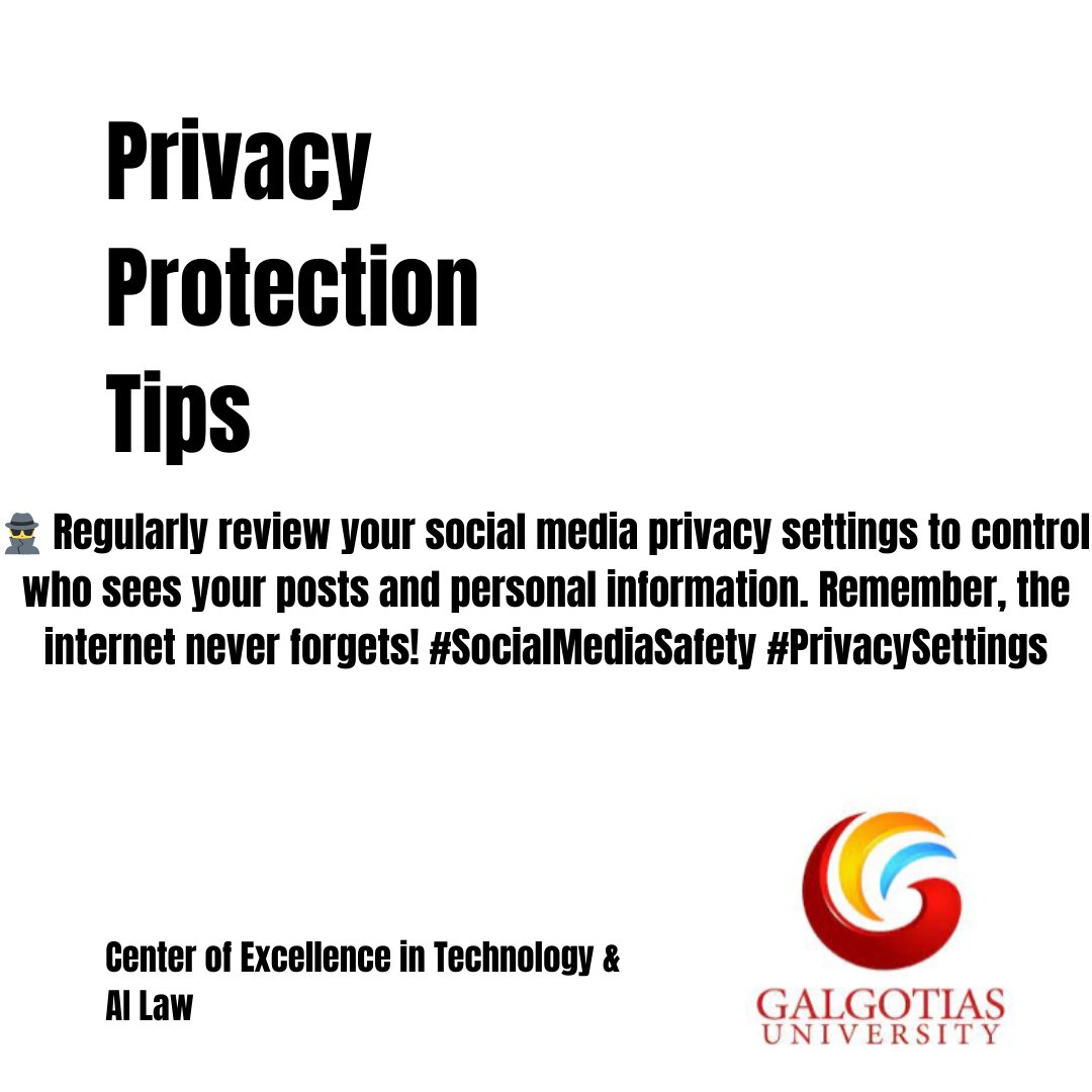 Galgotias Center of Excellence Tech & AI Law tweet media