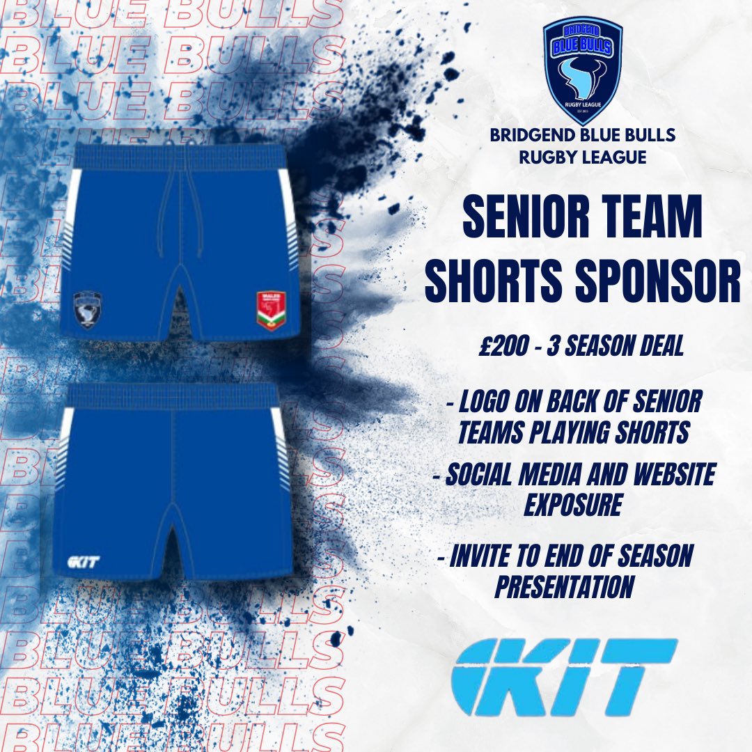 We are proud to present our new sponsorship opportunities for the next 3 seasons on our brand new kit, in partnership with <a href="/KiTSportswear/">KiT Sportswear</a> 

Please DM us or email media.bluebulls@gmail.com for more info to take up this exciting opportunity #backthebulls #teuluteirw