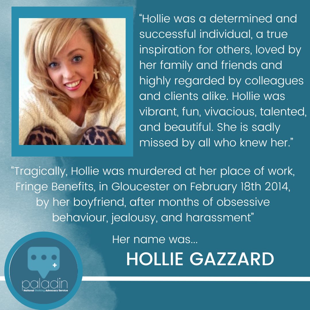 February 2024 marks the 10th anniversary of Hollie’s tragic death. Hollie’s story needs to be shared to raise awareness of stalking and the dangers it imposes. With thanks to the @HollieGazzardT Hollie will never be forgotten. #stalking #stalkingawareness #holliegazzard
