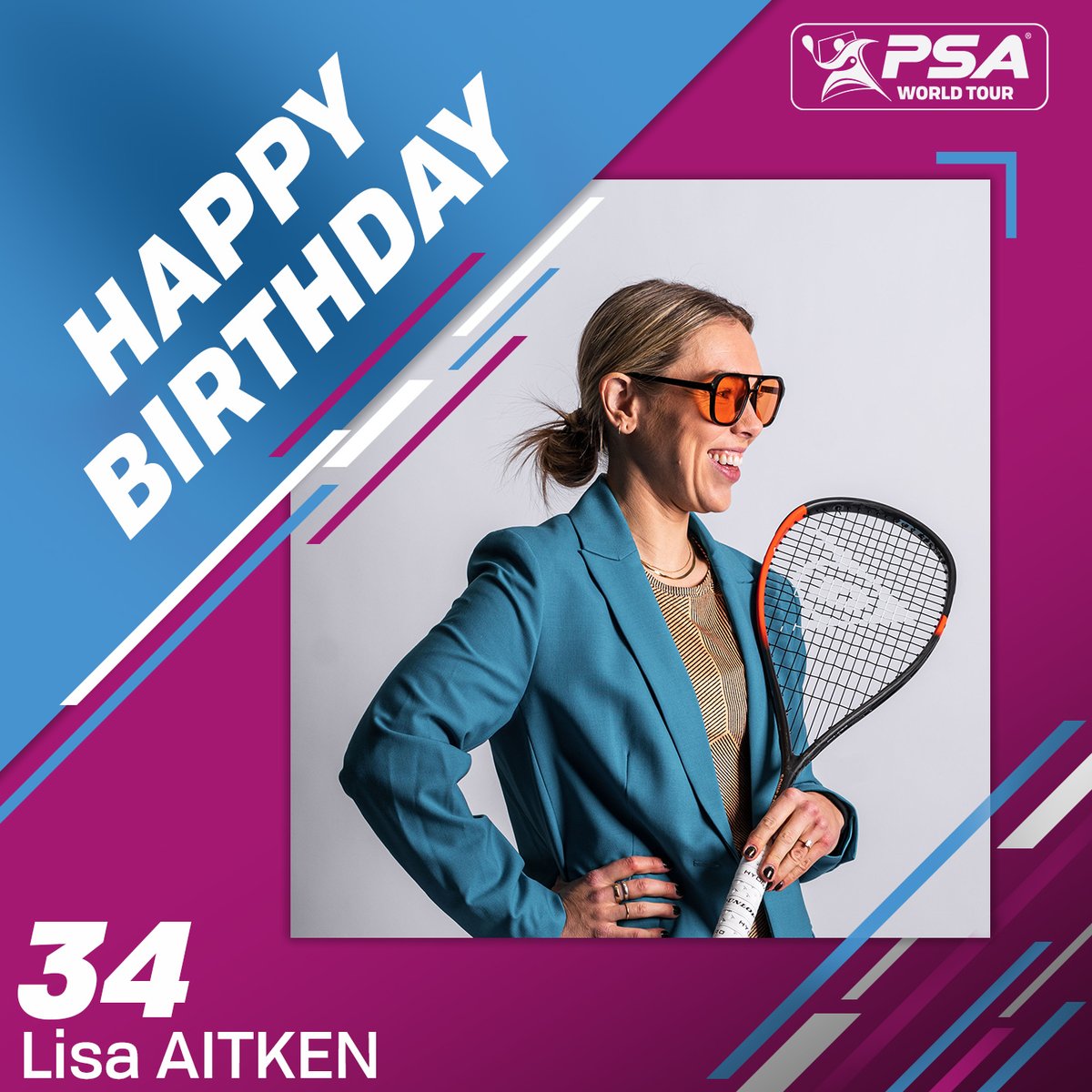 PSA Squash Tour (@psasquashtour) on Twitter photo We're wishing a #HappyBirthday to our very own <a href="/LisaAitken1/">Lisa Aitken</a> ๐ฅณ
Have a great day Lisa! ๐ We're wishing a #HappyBirthday to our very own <a href="/LisaAitken1/">Lisa Aitken</a> ๐ฅณ
Have a great day Lisa! ๐