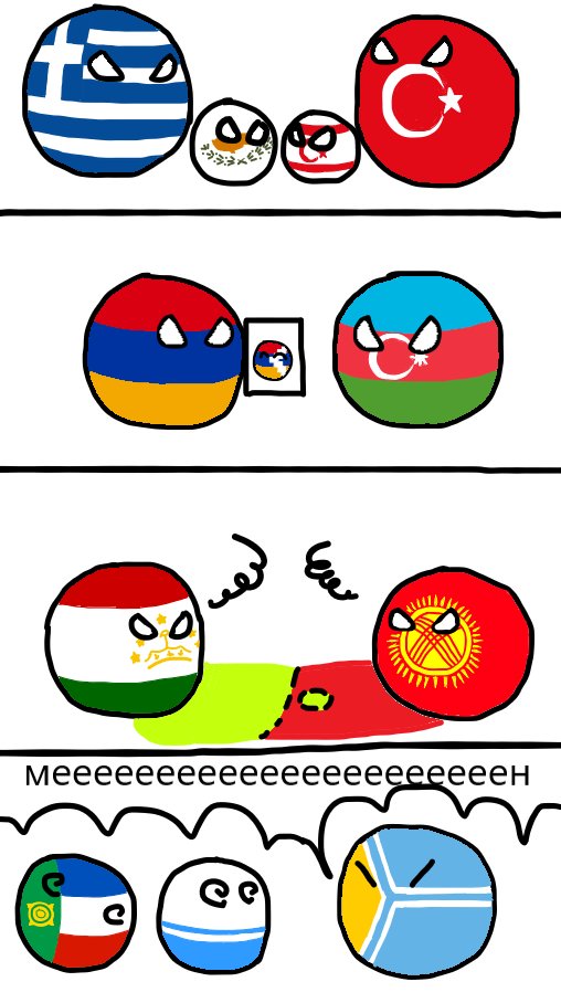 sanakaemone0222's tweet photo. Problems of Turkic states
トゥヴァ国歌はいいぞ
#Turkey #トルコ #Azerbaijan #アゼルバイジャン #Kyrgyzstan #キルギス #キルギスタン #Tuva #トゥヴァ
#Polandball #ポーランドボール #Countryballs #カントリーボール #Turkiclanguages #テュルク語族 https://t.co/Hh4WY3abmv