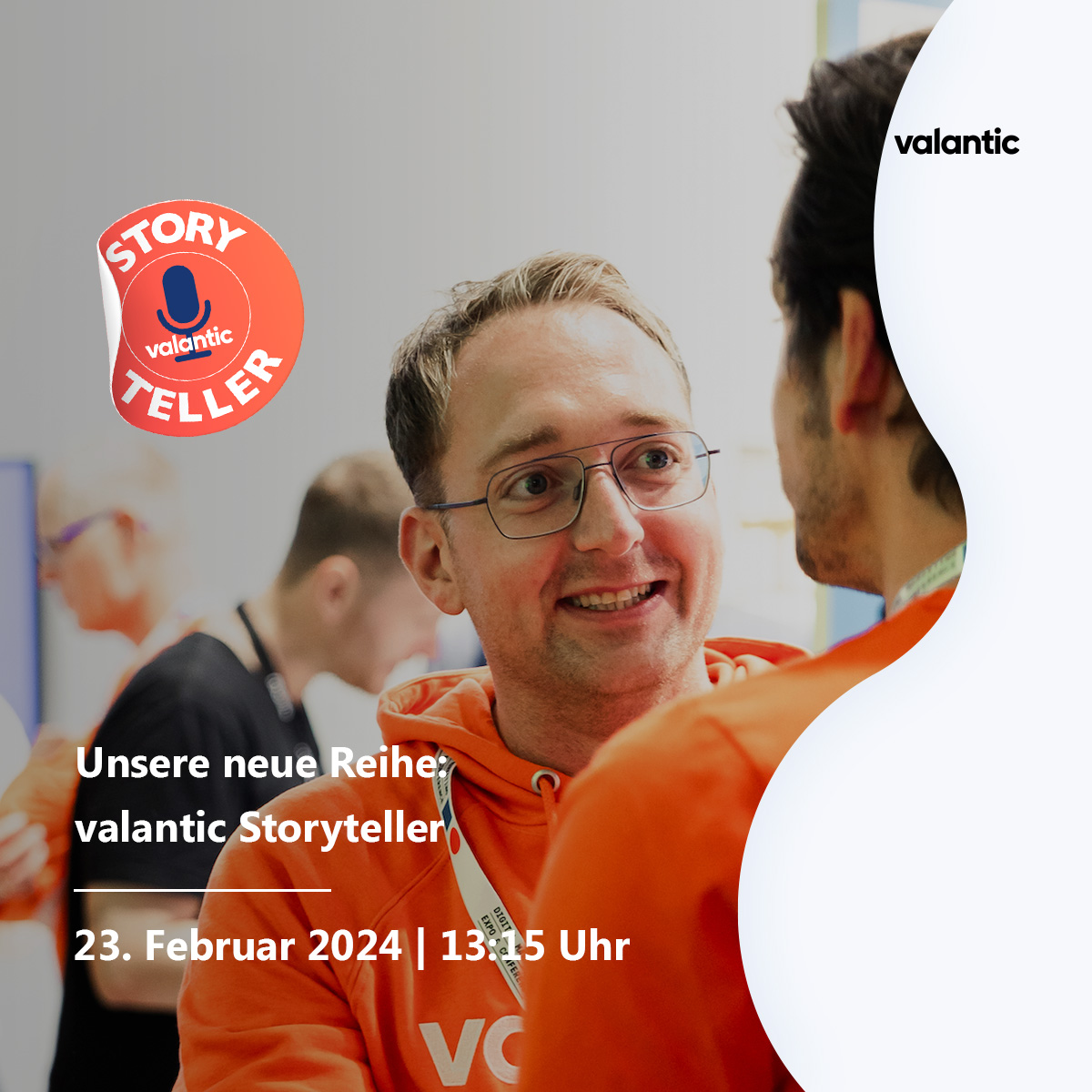 Sei dabei, wenn am 23.02.2024 um 13:15 Uhr die Premiere unserer spannenden Serie "valantic Storyteller" stattfindet. 
valantic.com/de/lp/valantic…
#pim #pimberater #mdm #MDG #customerexperience #valantic #valanticworld