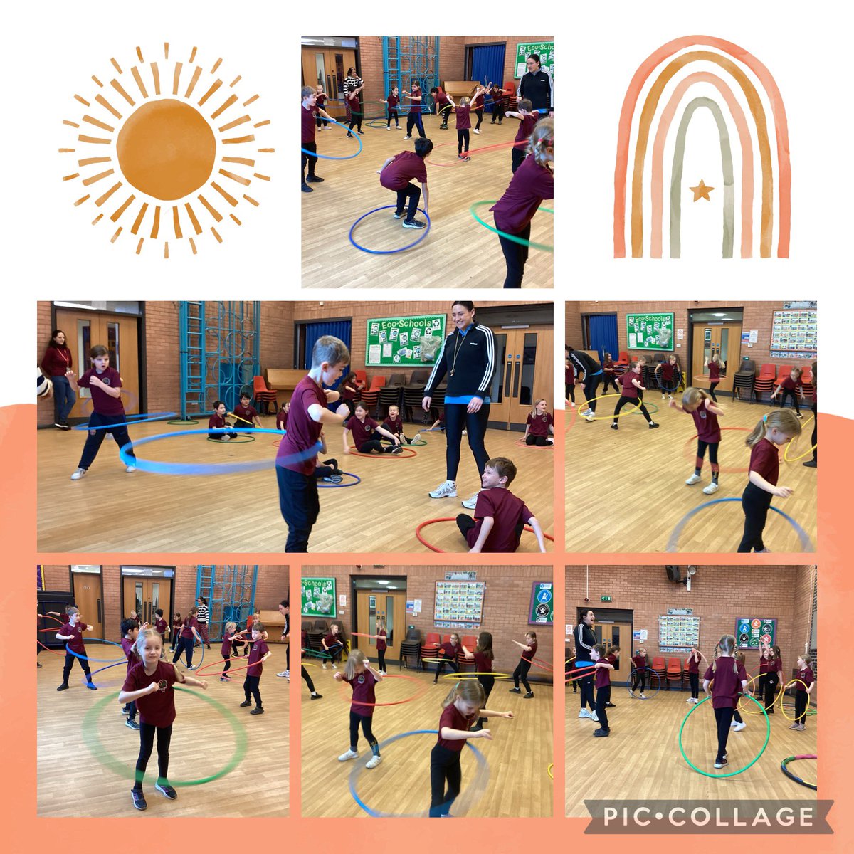 LayfieldPrimar1's tweet photo. Year 2 enjoying Hula Hoop Day #LayfieldPE https://t.co/Qj9jrS8Y3q
