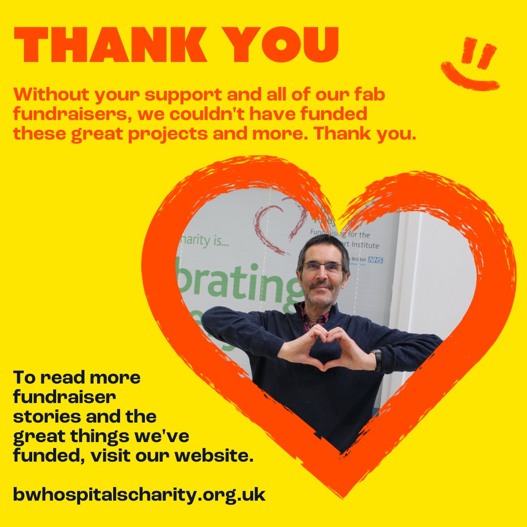 A lot of you sure are full-hearted folks 🧡All doing your bit to support the BHI.

It’s #WorldHeartMonth so we're shining a spotlight on some of our fab fundraisers and the things we have been able to fund for the BHI thanks to all your support.

bit.ly/48wDbvn