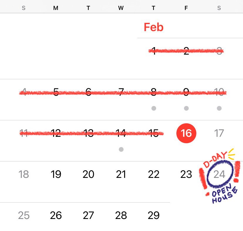 archproject2026's tweet photo. Lagi cek kalender, APpy kaget sendiri udah tanggal 16. Cepet banget gak sih? Atau cuma APpy doang yang ngerasa begini?🧍♀️
Btw, mau ngingetin kalo Open House udah mau tutup pendaftarannya, tinggal besok aja nih tanggal 17 Februari! Jangan sampe telat ya‼️
#OpenHouse
#ArchProject https://t.co/YD7phWIrD0