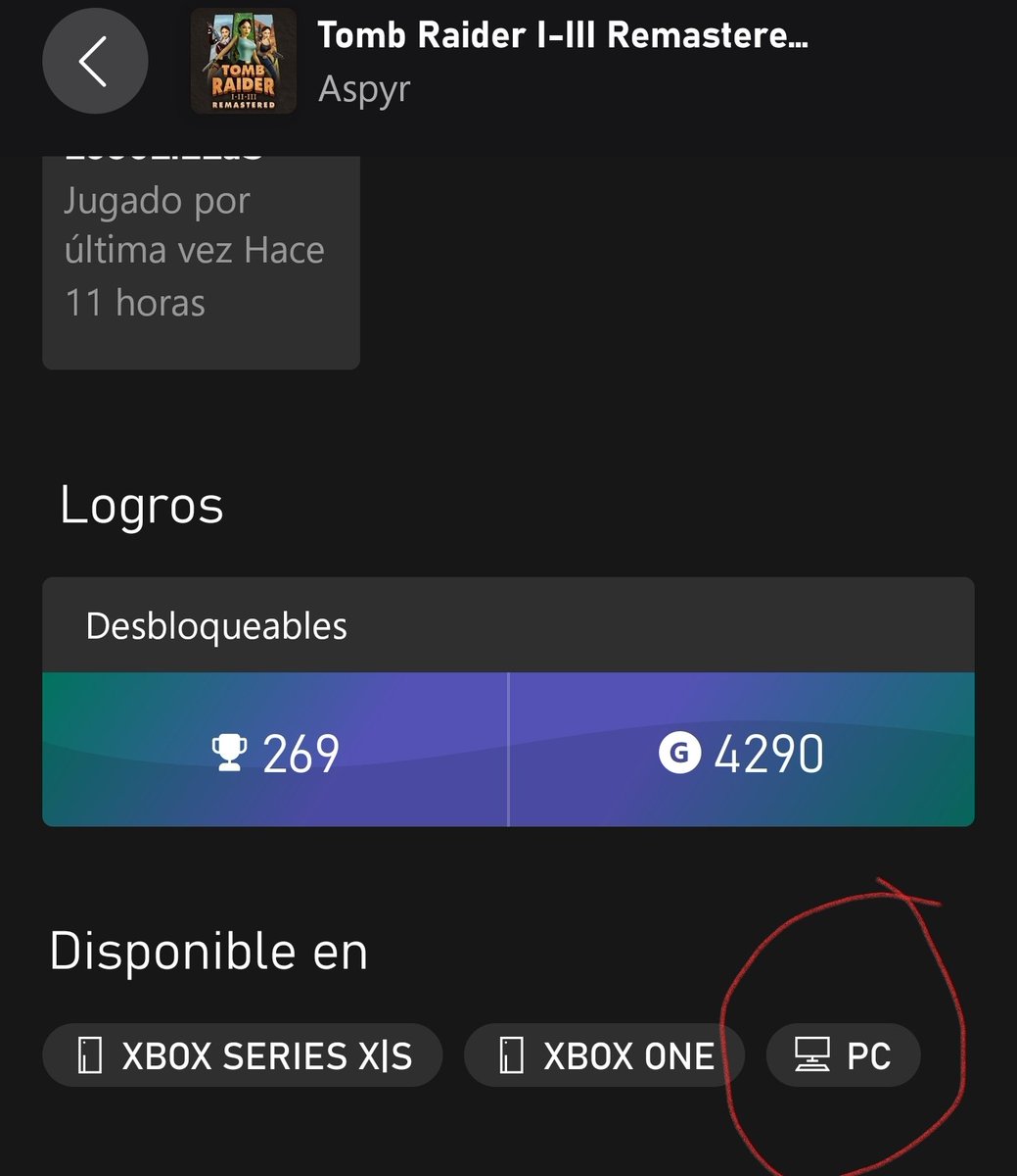 juantonio986's tweet photo. @IvanDiaz2000 @AspyrMedia Right now Xbox App. https://t.co/eLZR2iWLtX