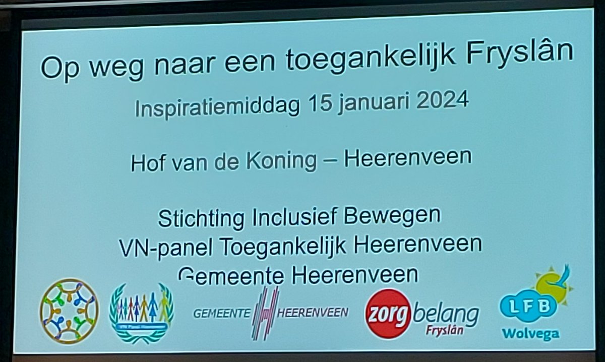 LFBWolvega's tweet photo. 1) Op donderdag 15 februari organiseerden @Heerenveen &amp; @zorgbelangfrl in restaurant Hof v/d Koning te Heerenveen een inspiratiemiddag, genaamd 'Op naar een toegankelijk Fryslân'. @SWFryslan, @gemeenteDFM en @Owerf vertelden hoe zij #inclusie thema's toepassen in hun gemeenten. https://t.co/VK3ZlT8i8N