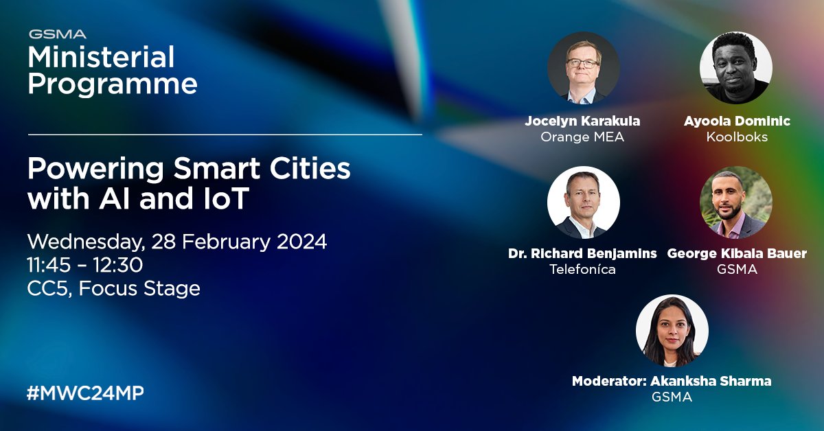 Driven by #AI and #IoT, #utilities are changing dramatically to both deal with new #energy sources and improve their relationship with customers. In this #MWC24MP session, Jocelyn Karakula, Ayoola Dominic, @vrbenjamins, @gfkkb and @Sharmaakanksha9 will explore the latest…