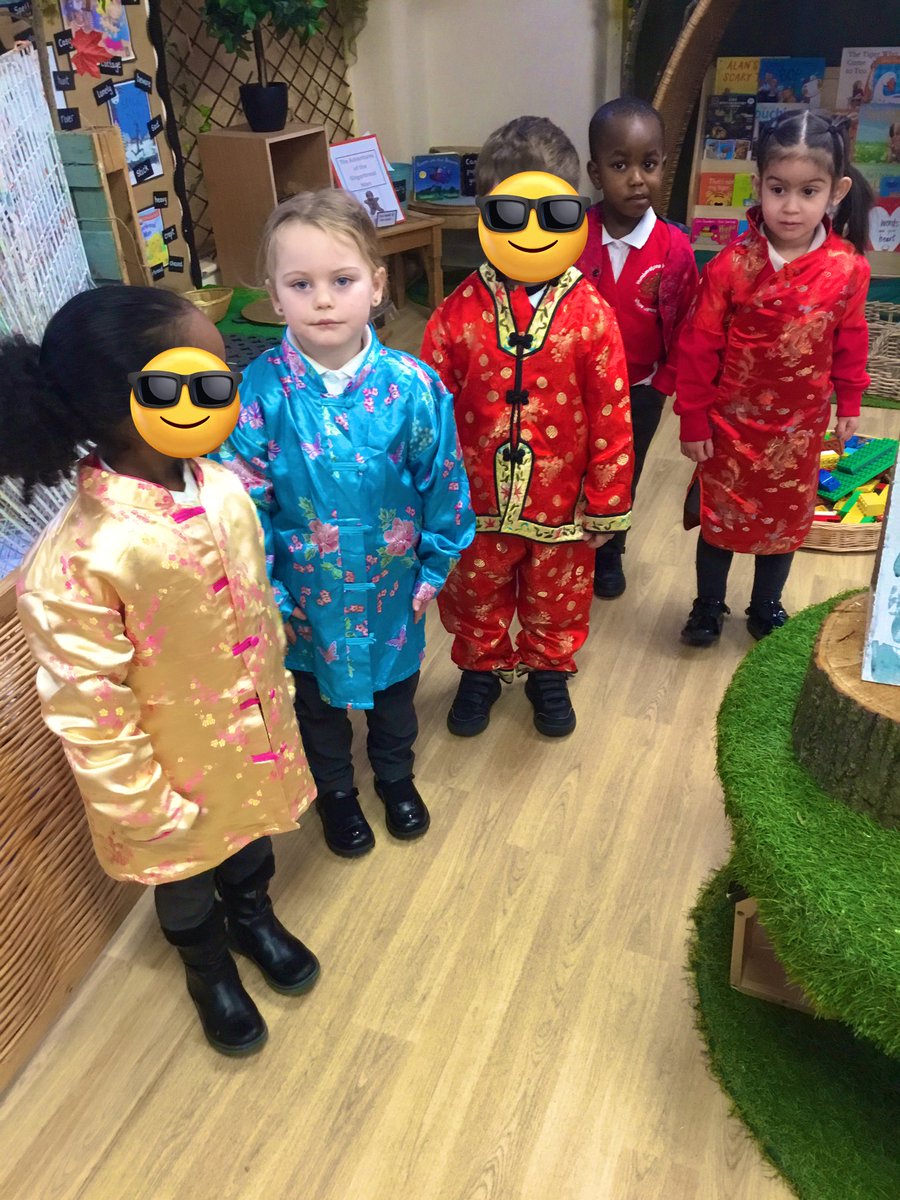 Our children loved learning about the Chinese New Year, and being able to try on beautiful Chinese clothing, we even had noodles and chop sticks in our home corner, this week we added pancakes and practised tossing them in frying pans! 
<a href="/HIAMrsRadwan/">Mrs Radwan</a>