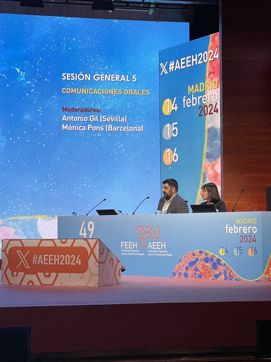 Manuel D. Gahete (@manueldgahete) on Twitter photo Sesión General 5⃣ de Comunicaciones Orales #AEEH2024 <a href="/AEEHLiver/">Asociación Española para el Estudio del Hígado</a>
👩💻 #MonicaPons
👨💻 <a href="/antoniogilgom/">Antonio Gil-Gomez</a> <a href="/SeLiver_group/">SeLiver Group</a> Sesión General 5⃣ de Comunicaciones Orales #AEEH2024 <a href="/AEEHLiver/">Asociación Española para el Estudio del Hígado</a>
👩💻 #MonicaPons
👨💻 <a href="/antoniogilgom/">Antonio Gil-Gomez</a> <a href="/SeLiver_group/">SeLiver Group</a>