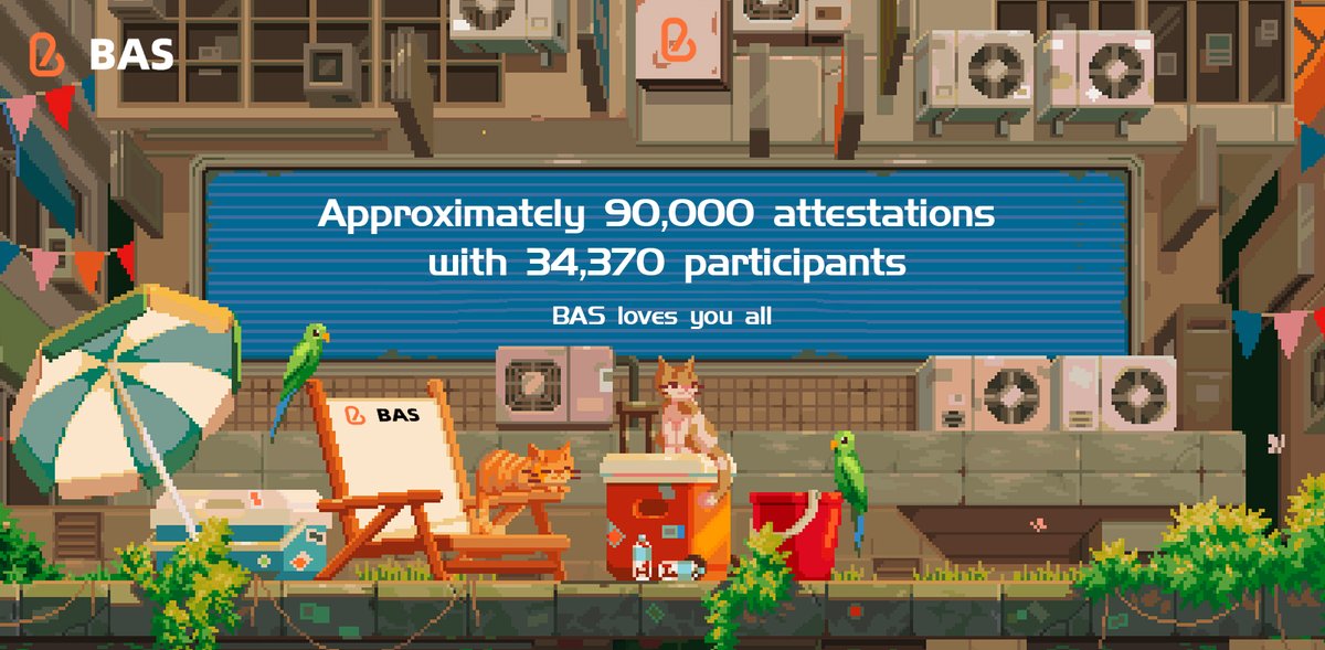 We are thrilled to announce that through this campaign, approximately 90,000 attestations with 34,370 participants on @BASCAN_io ! 💐💐Thank you all for your participation💐💐 🔴We will be recording the leaderboard XPs based on the snapshot time (14 FEB, 09:00 UTC).…