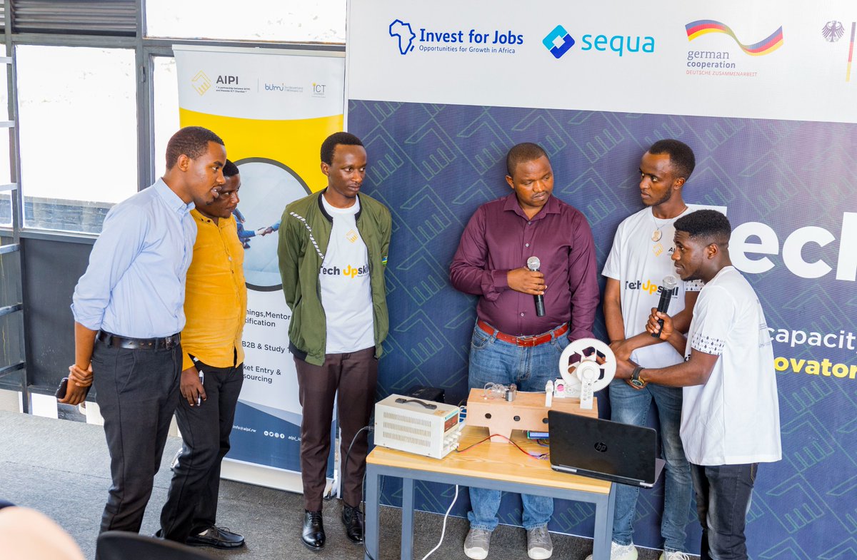 aipi_ict_rwanda's tweet image. Today, We concluded 3rd cohort of Tech Upskill program where Tech talents showcased their innovative project  developed during a 2-days hackathon.

#aipictrwanda #Techupskill