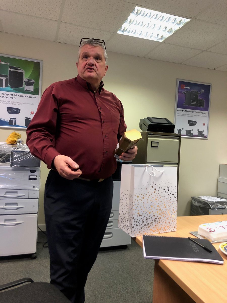 There have been celebrations in our Plympton office as it is one of our Director's birthday on Sunday. Happy Birthday to the eternally youthful(ish) Rich Kite 🥳🥂