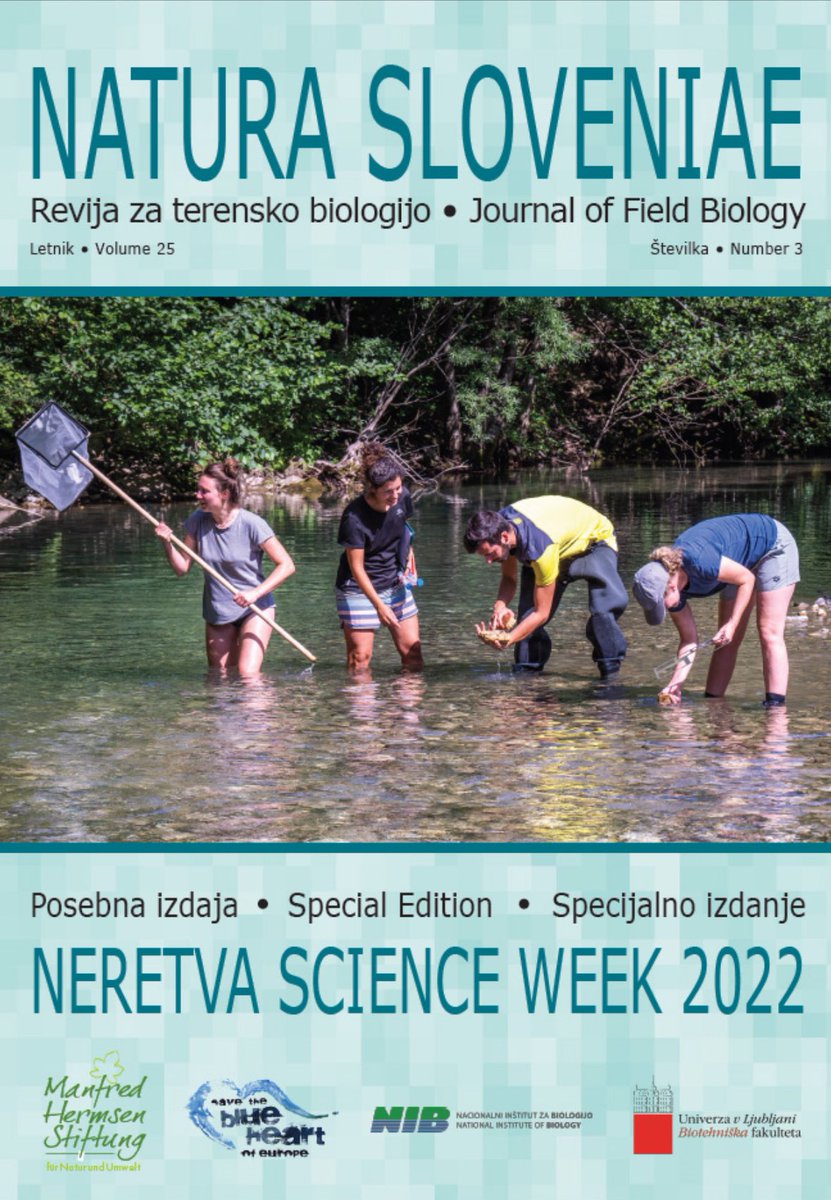 The scientific report about the Neretva Science Week 2022 is out. More than 1,000 species discovered, incl. several new to science. journals.uni-lj.si/NaturaSlovenia…