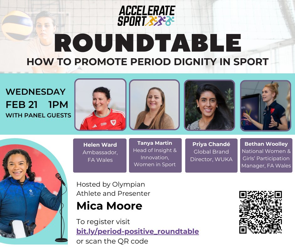That's now over 80 people signed up to next week's event!!❤️

There is still time to sign up to our discussion on promoting period dignity in sport!

👉 bit.ly/period-positiv…

🎙️ <a href="/mica_lolita/">Mica Moore OLY 🙋🏽‍♀️</a>