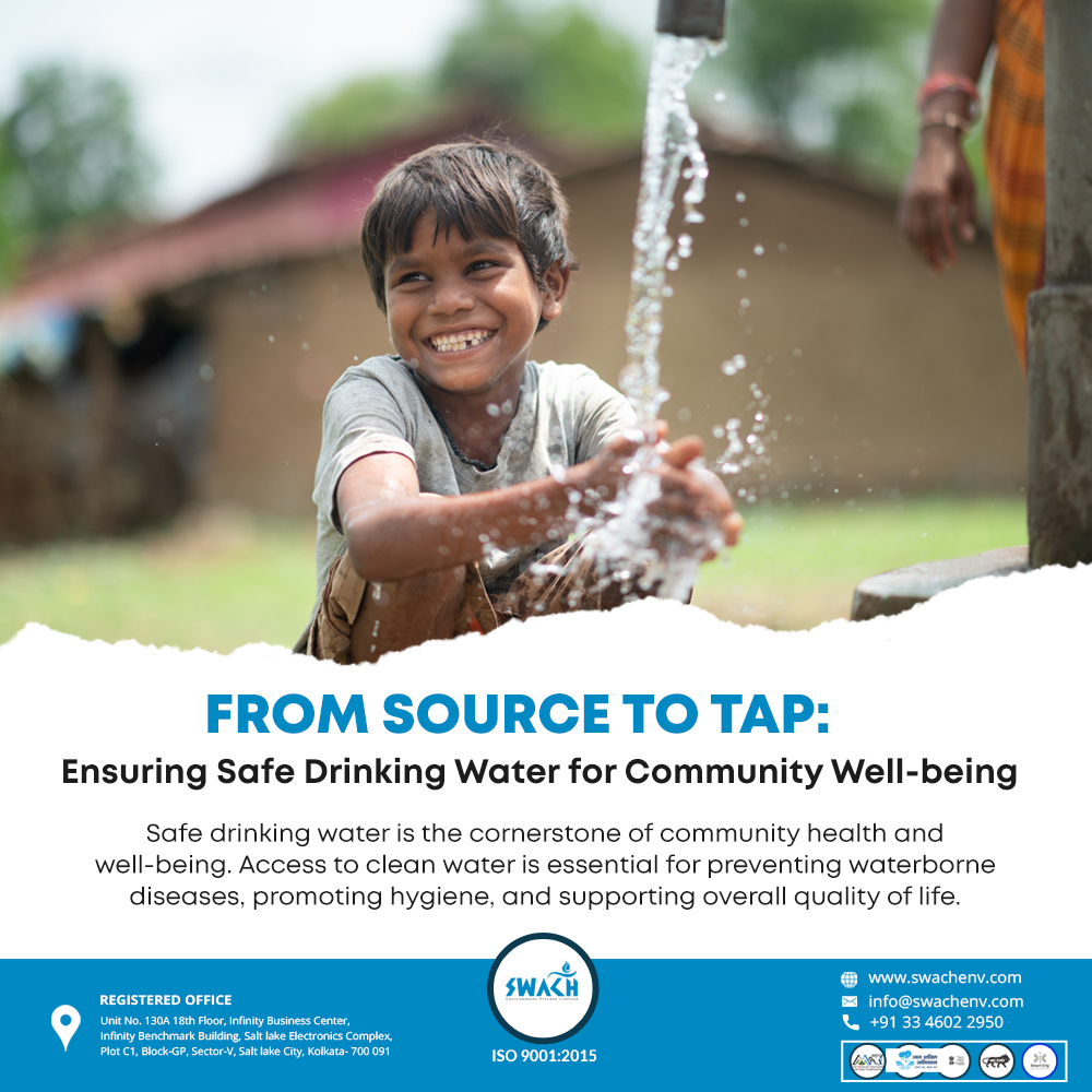 Safe drinking water is vital for community health. Access to clean water prevents waterborne illnesses and promotes overall well-being.
#CleanWaterForAll #SafeDrinkingWater #PublicHealth #SustainableWater #CommunityDrinkingWater #healthypeople #freshwater #swachenv