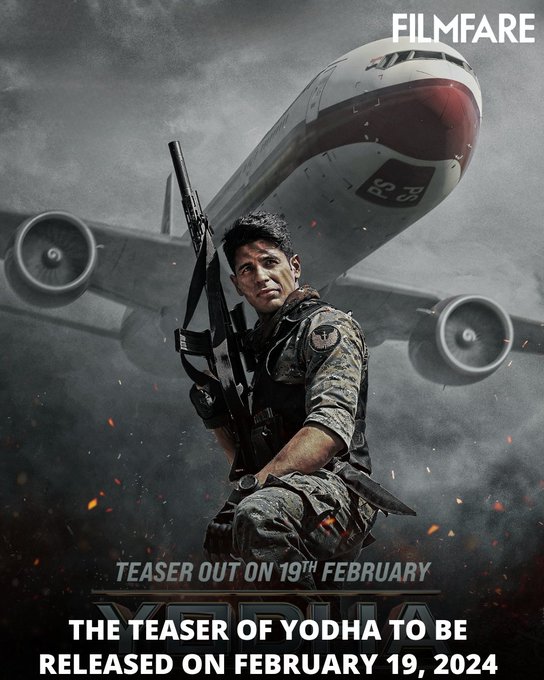 Get ready for the epic unveiling of the #Yodha teaser starring #SidharthMalhotra, #RaashiiKhanna, and #DishaPatani on February 19th! This is going to be massive! 🎬✨ #NewRelease #TeaserAlert #DishaPatani