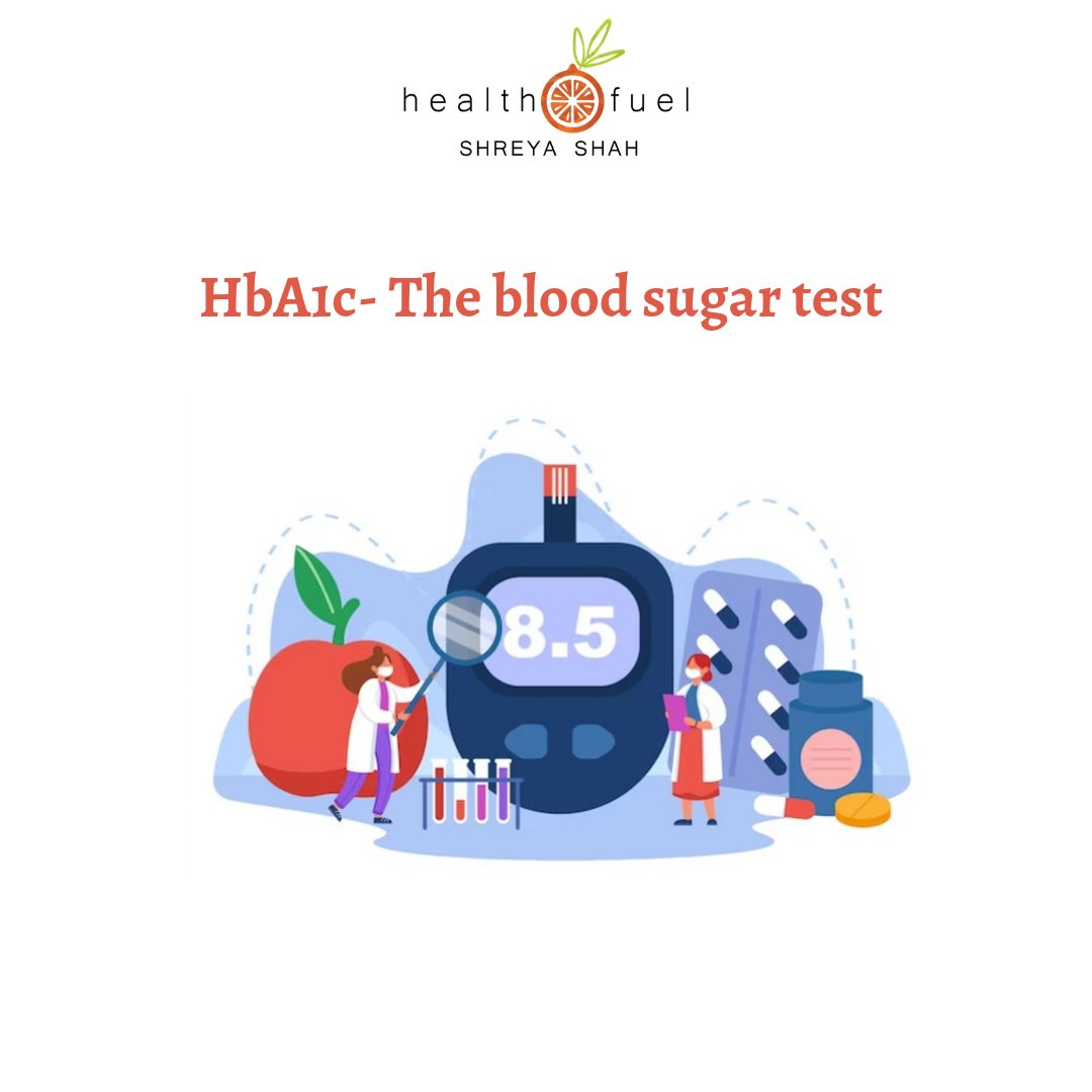 HbA1c-The blood sugar test Managing a lifestyle disease like diabetes, is all about keeping blood sugar levels under control. What is HbA1c? How frequently do u monitor it? How to keep ur blood sugar in check? A🧵 thread on all you need to know about HbA1c 👇