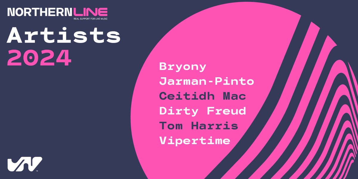 Meet the new Northern Line artists - Bryony Jarman-Pinto, Tom Harris, Vipertime, Dirty Freud and Ceitidh Mac - five northern jazz and jazz plus bands you should know about! 📢 Showcase 19 May @ManJazzFest 📆 Available for bookings from 1 Sept 2024 ➡️jazznorth.org/northern-line