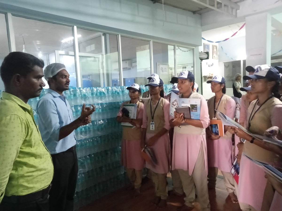 Exposure visit was conducted for BIS Standards Club students of Sri Parasakthi College for women, Courtallam at M/s Sugapriya Water plant, Tenkasi for the students of standard club,  on 16.02.2024.   #bisstandard #exposurevisit #bisstandardsclub
