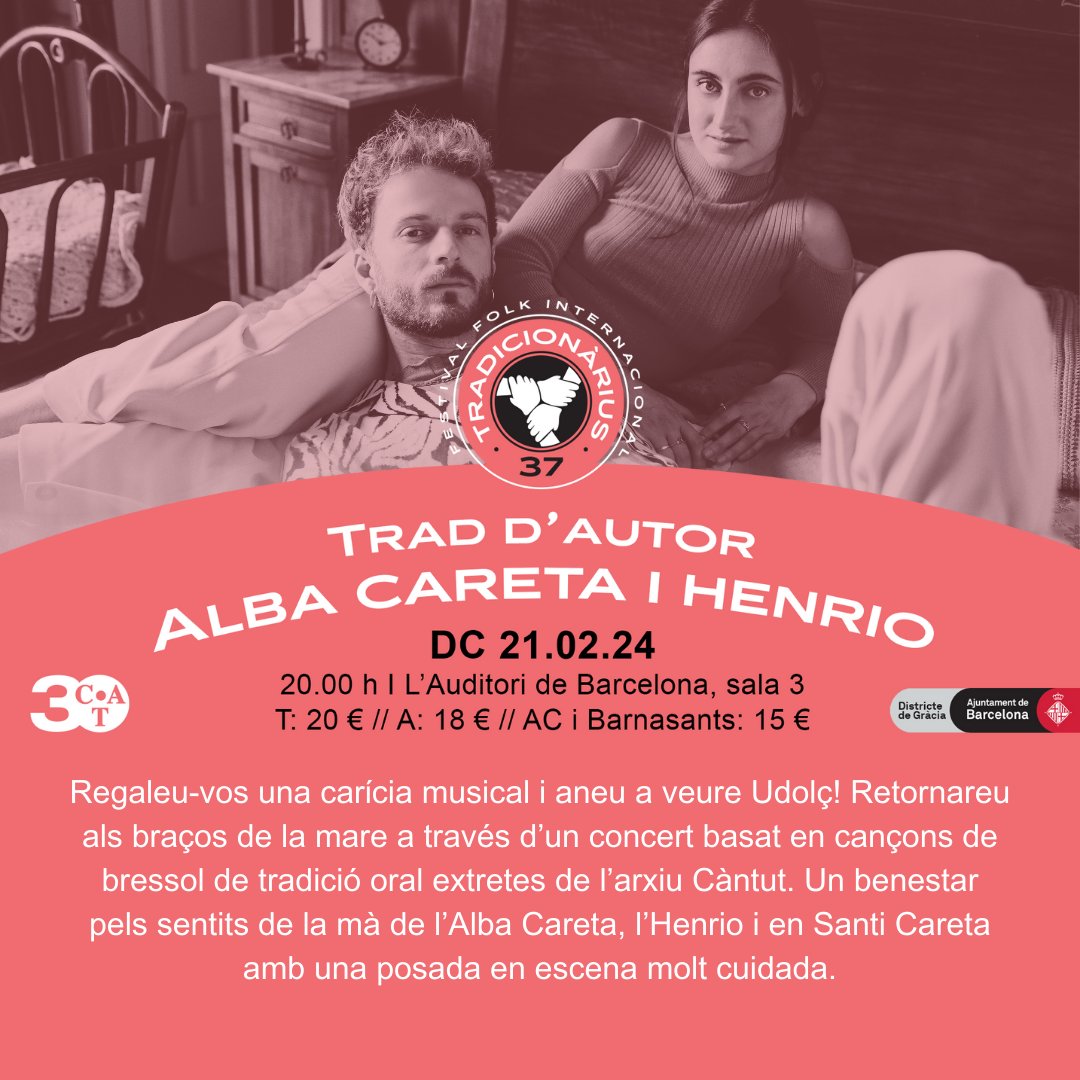 🎵El penúltim prescriptor del #tradicionàrius37 és graller, musicòleg i mestre de música Roger Andorrà!

🗣️ I què us proposa en Roger? Trobareu totes les propostes a traddigital.tradicionarius.cat/traddigital

#tradicionàrius #tradicionàrius37