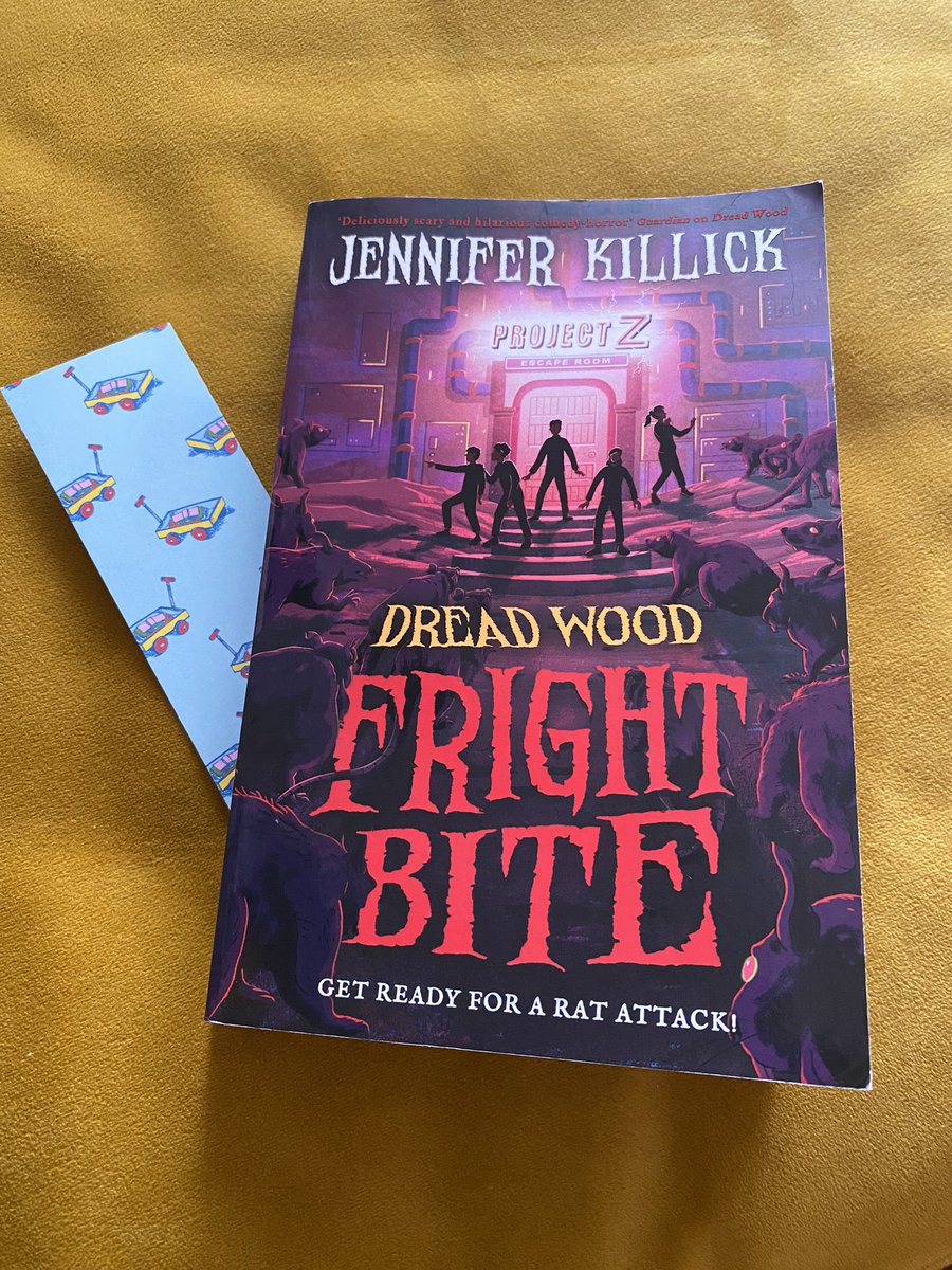lauralaura27's tweet photo. Absolute queen @JenniferKillick has done it again. Super tense, with twists and turns and a proper, sharp intake of breath, reveal at the end. Laced with humour friendship and excellent cultural references (trash compactor a fave)! #FrightBite #horrorforkids https://t.co/p3ShBAns2C