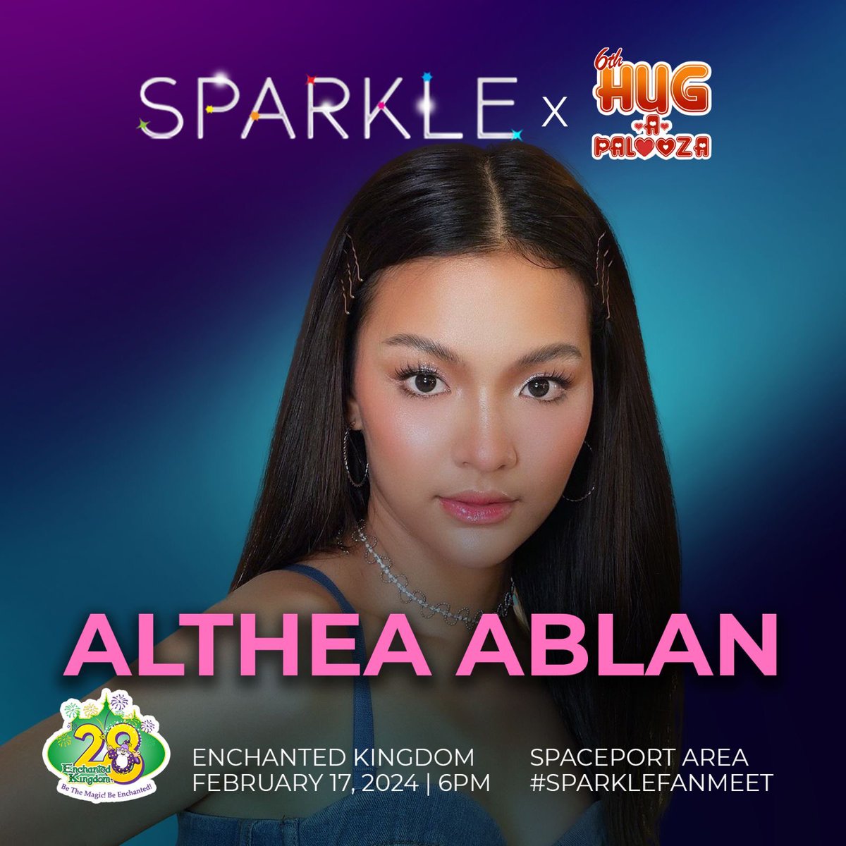Sparkle_GMA's tweet photo. Althea Ablan misses her fans so much! See her at the Enchanted Kingdom, Spaceport Area for the Sparkle x HUG-A-PALOOZA at 6PM! See you there mga Kapuso.

#AltheaAblan https://t.co/Wzr9DBCZYu