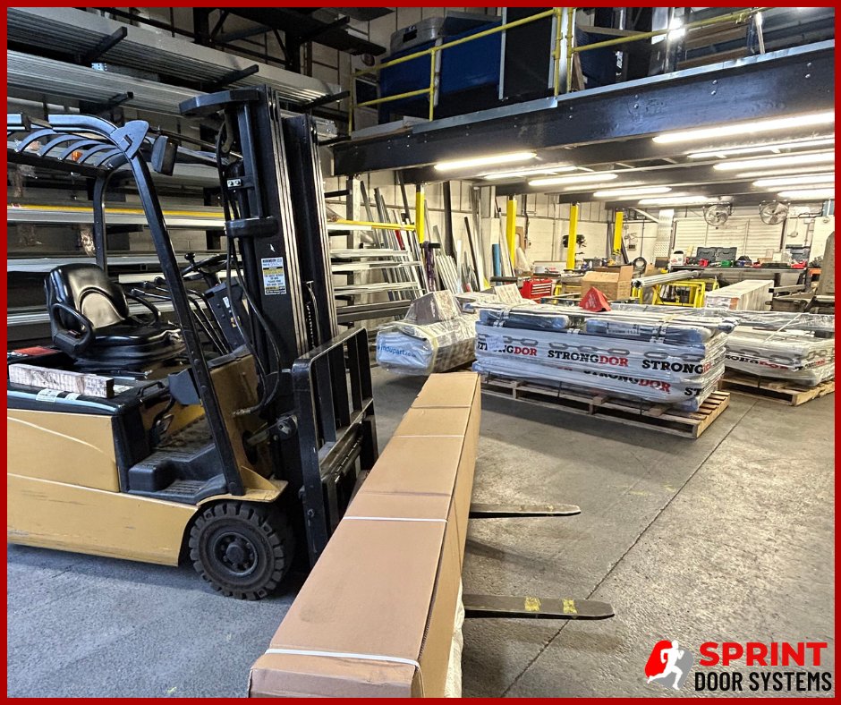Stocked up and ready to go! 🚚💨 
From BMP, Indupart, Angel Mir and Strongdor, we're prepped  for door installs at Wembley Stadium, warehouses, and more. Reducing downtime, boosting security, and  saving energy. Stay tuned! 🛠️🔒 #SprintDoorSystems