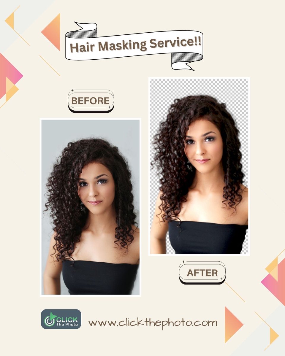 julianacasyp's tweet image. Image masking services offer precise editing capabilities, allowing for the isolation and manipulation of specific elements within an image. 🥰🖥️📷
#HairMasking #shadowmaking #imagemanipulation #photoretouching #backgroundremoval #clippingpath #clickthephoto