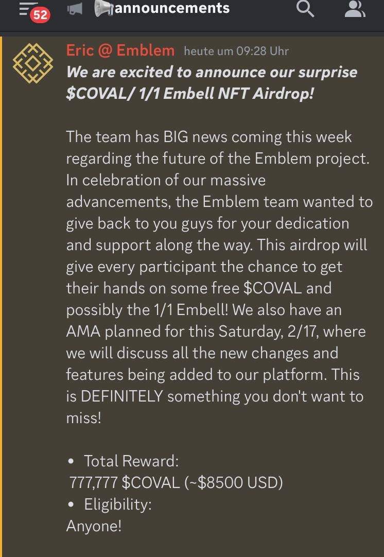 DesktopCommando (@desktopcommando) on Twitter photo Until further notice Emblems - Discord has been hacked, DONT connect to any offers
<a href="/EmblemVault/">Emblem Vault</a> #Coval <a href="/shannonNullCode/">Shannon Code</a> <a href="/jakegallen_/">jake</a> <a href="/discord_support/">Discord Support</a> discord.gg/9fpgkyyAHP <a href="/adamamcbride/">Adam McBride</a> Until further notice Emblems - Discord has been hacked, DONT connect to any offers
<a href="/EmblemVault/">Emblem Vault</a> #Coval <a href="/shannonNullCode/">Shannon Code</a> <a href="/jakegallen_/">jake</a> <a href="/discord_support/">Discord Support</a> discord.gg/9fpgkyyAHP <a href="/adamamcbride/">Adam McBride</a>