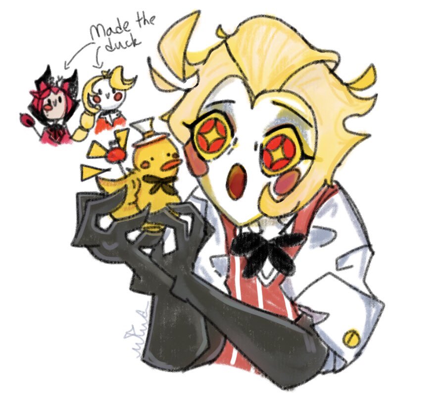MsPudding_'s tweet photo. Sillies ✨

#HazbinHotelAlastor #HazbinHotelLucifer #HazbinHotelCharlie #HazbinHotelArt https://t.co/Y7sMzAgJkp