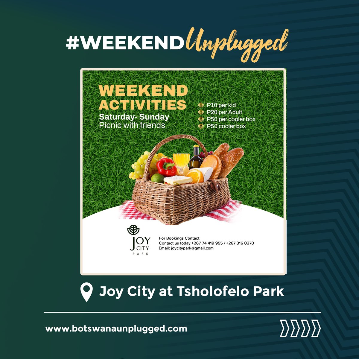 UnpluggedBW's tweet photo. #weekendunplugged #weekendplans #picnics #unpluggedweekends #chillspots #plankeye #unpluggedspots #chillspots #botswanaunplugged https://t.co/EdXCvEe3NX
