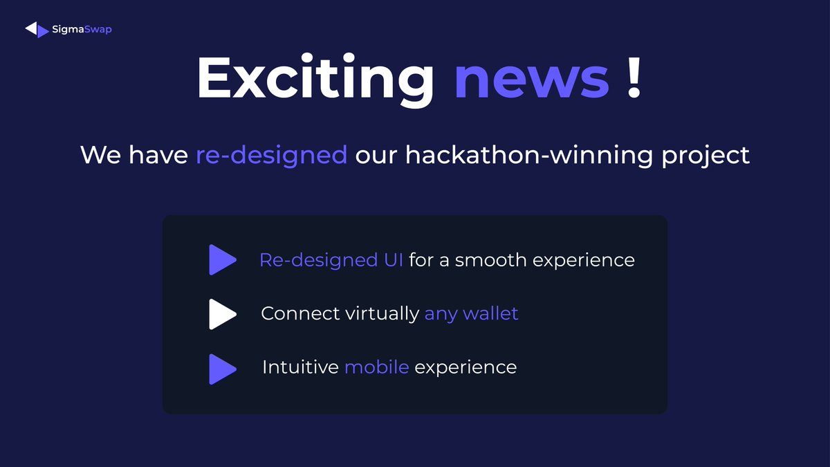 SigmaSwap tweet media