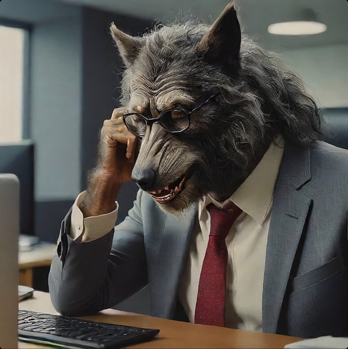 get_turned's tweet photo. When you return from vacation &amp; try to remember how to do your job. 🐺
-
#ZombieClub #aiart #ai #NFTart
#werewolf #hardworkingwolf https://t.co/NjYwGTQ9X1