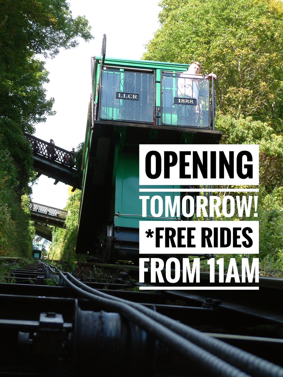 OPENING TOMORROW ⭐️ back for 2024 ⭐️… and we’re offering *FREE rides all day 11am - 5pm (*donate your ticket price to the charity if you can) #VisitExmoor #VisitDevon #Lynton #Lynmouth