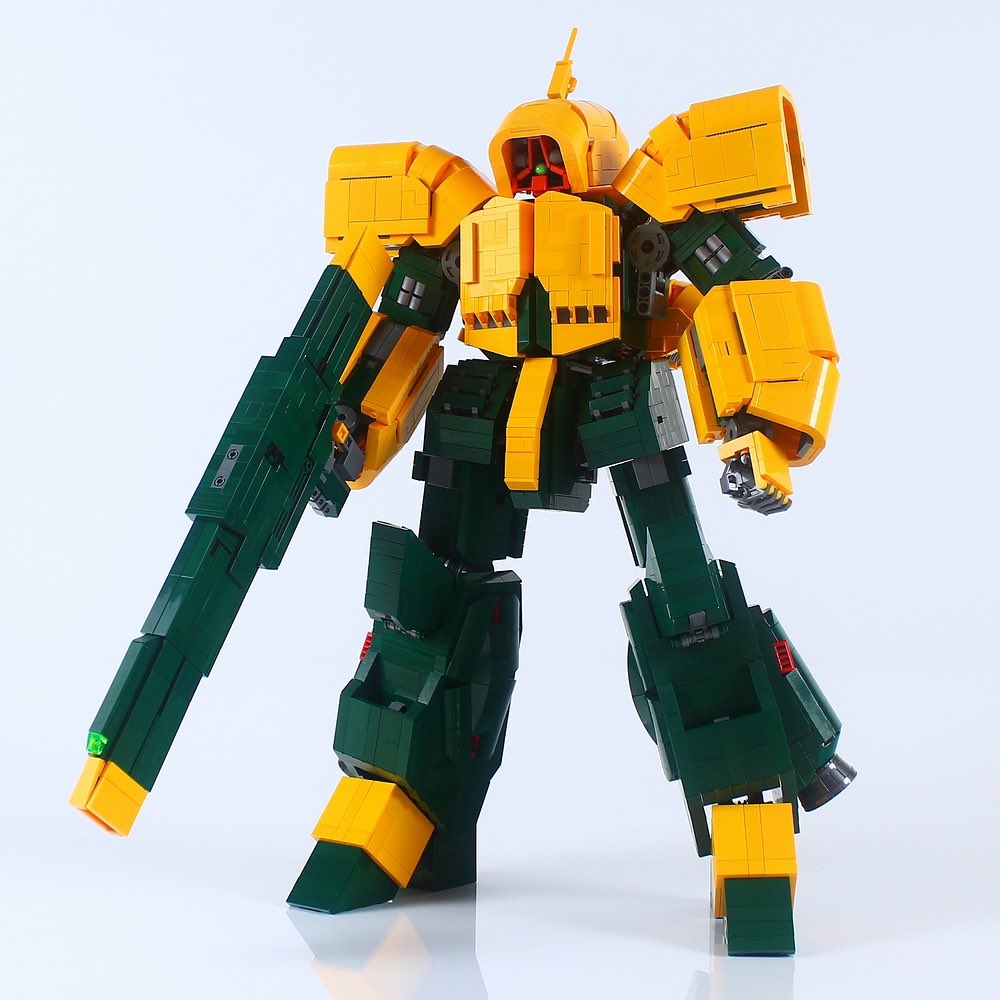LEGOdouMoko's tweet photo. 同じ理由でアッシマーの変形の仕方がすごく好き
上半身の各パーツがピタピタと揃って円盤形になっていくのがとても気持ち良い
#皆の変形機体がみてみたい 
#LEGO https://t.co/dLlbN3B1JO