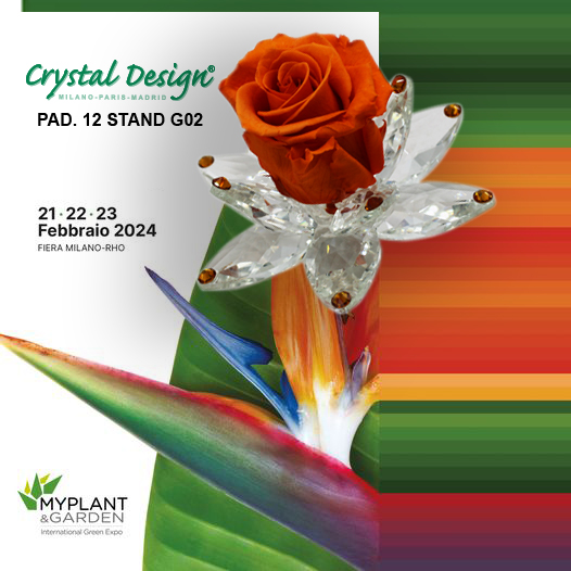 crystaldesignIT's tweet photo. CystalDesign® è lieta di invitarvi alla fiera My Plant &amp; Garden di Milano Rho-Pero Italy ( 21 al 24 Febbraio 2024 ).
Vi aspettiamo...
Pad. 12 Stand G02
#crystaldesign #myplant #myplant24 #MyplantGarden
#EvoluzioneNaturale #NaturalEvolution
#InternationalGreenExpo #fieramilano https://t.co/Mf4Jy6QdlM