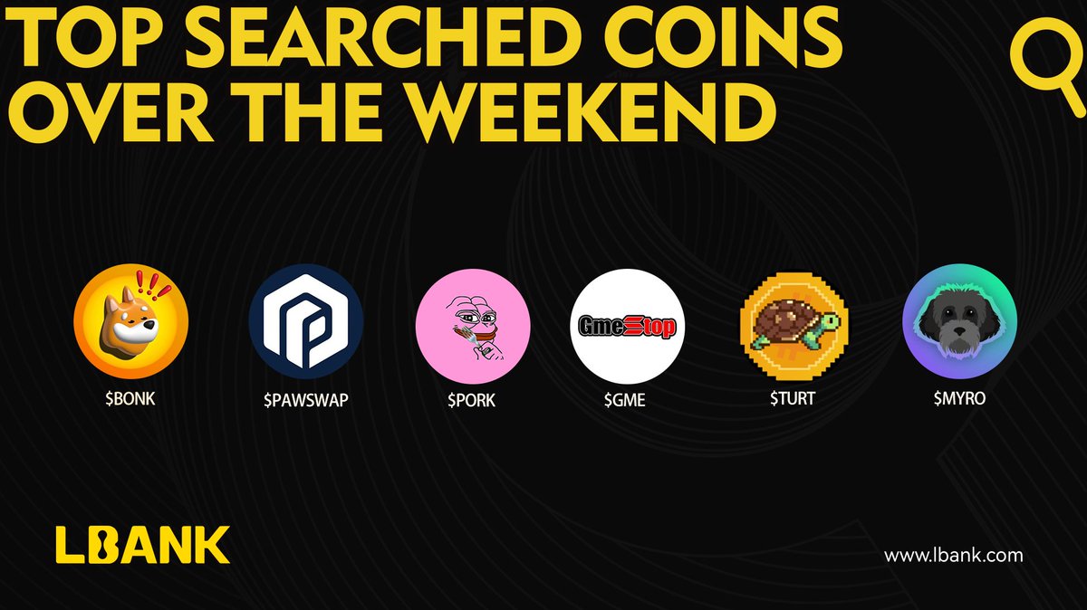 Aman1styear's tweet photo. Weekend wonders on #LBank 🚀🌟 Dive into the hottest picks like
💥 $GME
$PORK
$BONK
#PAWSWAP
$MYRO
$TURT! 💎 Which gems have you been trading? Share your journey in the crypto cosmos! 🌐✨ #CryptoGems #LBankTrading #WeekendWonders https://t.co/i2MYRr7yOv