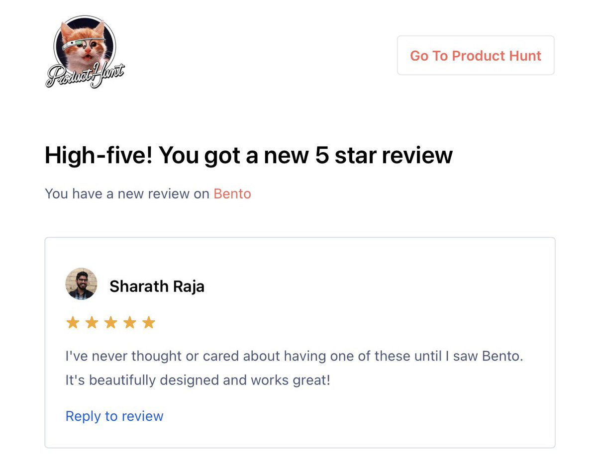 we love continuously seeing your reviews on product hunt 😍🫶🏻

appreciate you all!