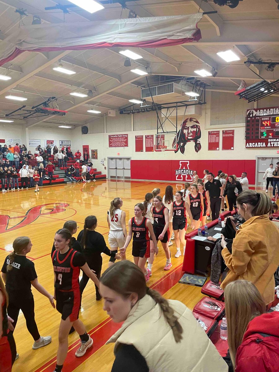 We enjoyed our Arcadia and Arlington students on the court, in the band and and cheering in the student section! Great game!