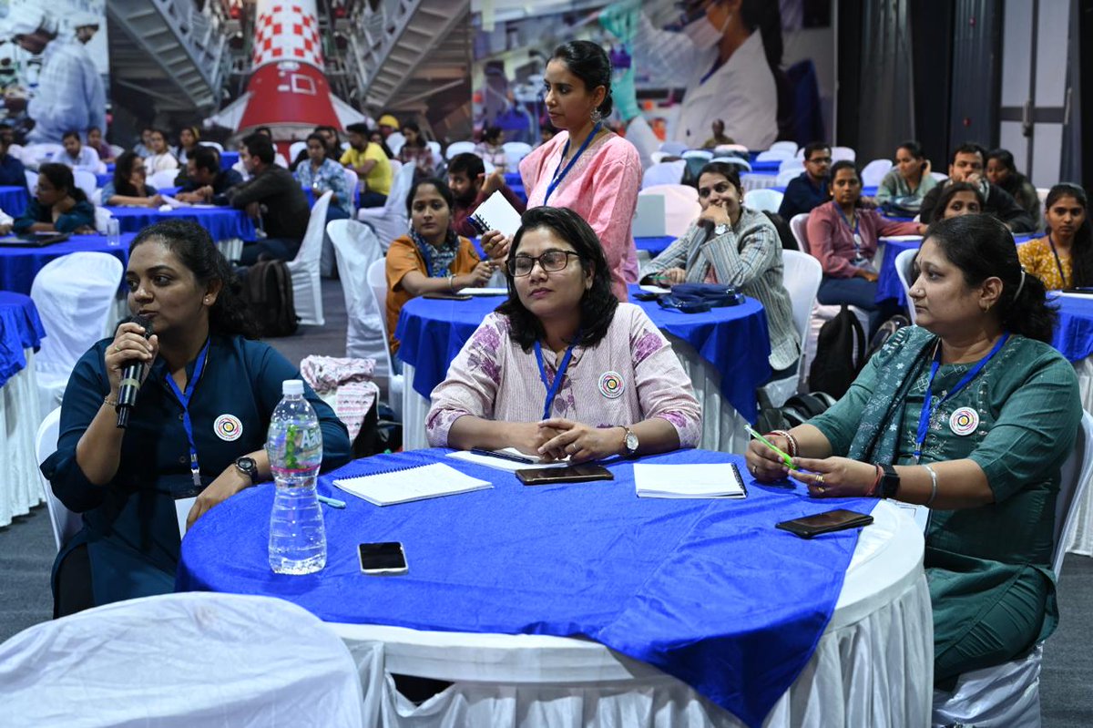 narottamsahoo's tweet photo. @VibrantGujarat is fostering a dynamic #STIecosystem through @dstGujarat!

300 brilliant young minds converge at the STI R&D Camp @GujScienceCity, delving into #DeepTech, #SpaceTech, and #SocietalDevelopment projects.

Their #journey begins to shape the #future of #science, #technology, and #societal progress for a transformative #ViksitBharat.