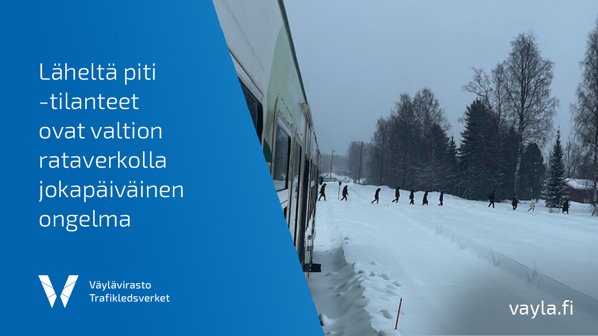 🛤️🚷 Luvattomat kulkijat ovat merkittävä turvallisuusongelma valtion rataverkolla. Lisäksi jokainen allejäänti on tragedia, kirjoittaa turvallisuusasiantuntijamme Kaisa-Elina Porras kolumnissaan.

👉 Lue koko teksti: vayla.fi/-/kolumni-lahe…

#JätäRataRauhaan #rataturvallisuus