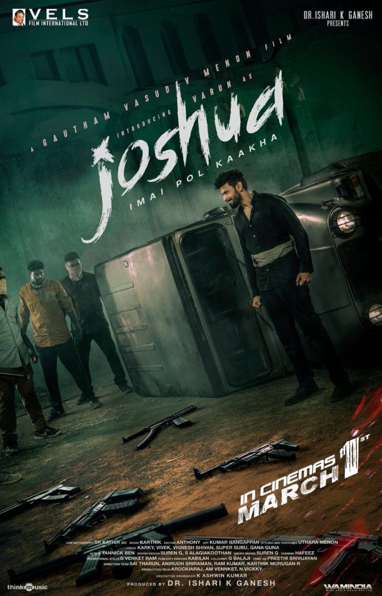 VellaVeshti's tweet photo. Joshua is Ready for Action ! @iamactorvarun starring @menongautham's #Joshua to release worldwide on March 1st !!

#JoshuaFromMarch01

Prod by @VelsFilmIntl @IshariKGanesh https://t.co/TaucW2bejM